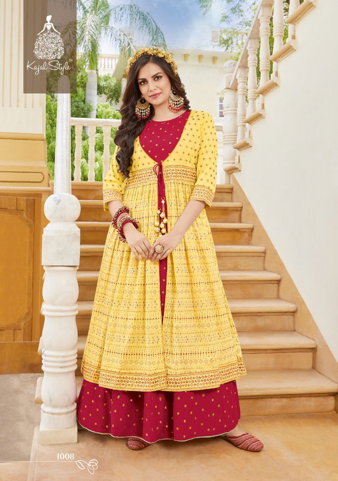 Srug 1 Heavy Festive Wear Cotton Designer Long Kurti With Srug Collection